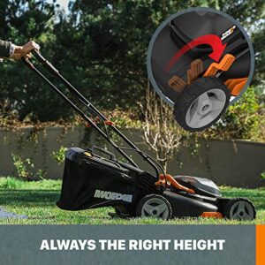 WORX WG911 20V Power Share Lawn Mower and Grass Trimmer (Batteries & Charger Included)