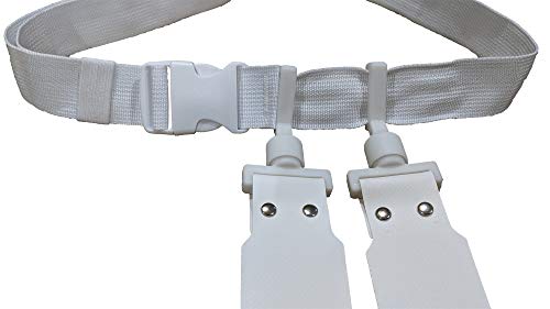 Public Sports Flag Football Belt - 2 Flags - Single (White)