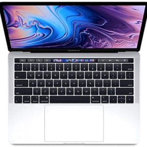 Mid 2018 Apple MacBook Pro Touch Bar with 2.7GHz Intel Core i7 (13.3 inch, 16GB RAM, 512GB SSD) Silver (Renewed)