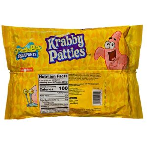 Frankford SpongeBob SquarePants Krabby Patties Gummy Candy, 5.7 oz Bag