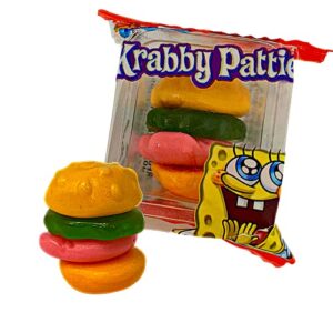 Frankford SpongeBob SquarePants Krabby Patties Gummy Candy, 5.7 oz Bag