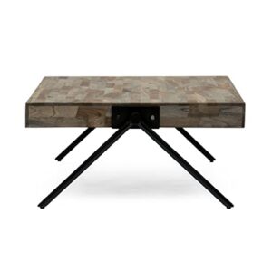 Christopher Knight Home Coffee Table, Black + Gray