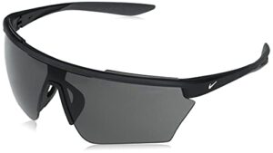nike windshield elite pro rectangular sunglasses, matte black, 60/13/130