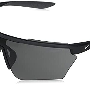 Nike Windshield Elite Pro Rectangular Sunglasses, Matte Black, 60/13/130