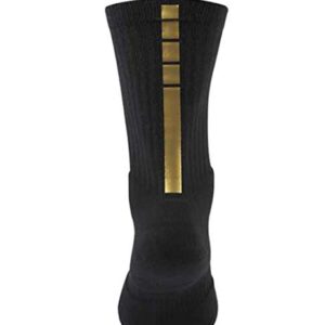 Nike Elite Crew - Gold Black/Gold MD (US Men's Shoe 6-8, Women's Shoe 6-10)