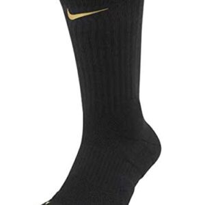 Nike Elite Crew - Gold Black/Gold MD (US Men's Shoe 6-8, Women's Shoe 6-10)