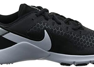 Nike Men's Gymnastics Shoe, Black White Metallic Silver, 13