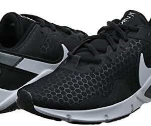 Nike Men's Gymnastics Shoe, Black White Metallic Silver, 13