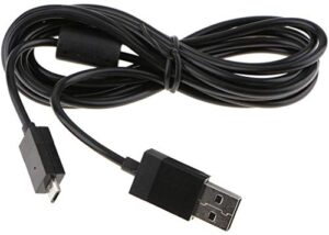 akingdleo replacement usb charger charging cable for xbox one s x controller, micro usb 2.0 play data sync charger cord (9ft)