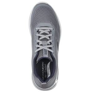 Skechers mens Go Walk Arch Fit - Idyllic Sneaker, Grey/Navy, 11 X-Wide US