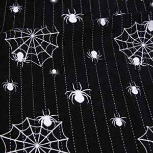 MoonyLI Halloween Cotton Fabric Bundles Halloween Pumpkin, Ghost, Spider, Sunflower Pattern Cotton Cloth Quilting Patchwork Precut Halloween Pattern Printed Fabric Scraps