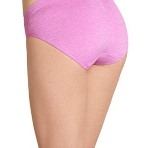 Jockey Women's Underwear Smooth & Shine Seamfree Bikini, Lavender, 7