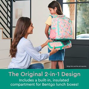 Bentgo Kids 2-in-1 Backpack & Insulated Lunch Bag (Tropical)