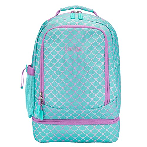 Bentgo Kids 2-in-1 Backpack & Insulated Lunch Bag (Mermaid Scales)