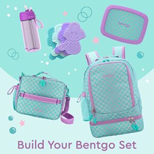 Bentgo Kids 2-in-1 Backpack & Insulated Lunch Bag (Mermaid Scales)