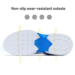 Socviis Men's Fashion Sneaker Air Running Shoes for Men Athletics Sport Trainer Tennis Basketball Shoes Blue 12