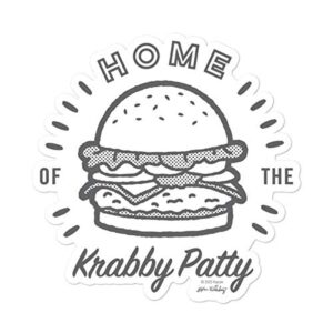 spongebob squarepants the krusty krab home of the krabby patty die cut sticker