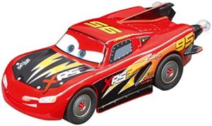 carrera 64163 disney pixar cars lightning mcqueen rocket racer 1:43 scale analog slot car racing vehicle go!!! slot car race tracks