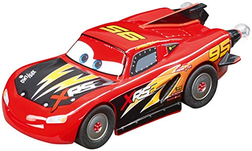 Carrera 64163 Disney Pixar Cars Lightning McQueen Rocket Racer 1:43 Scale Analog Slot Car Racing Vehicle GO!!! Slot Car Race Tracks