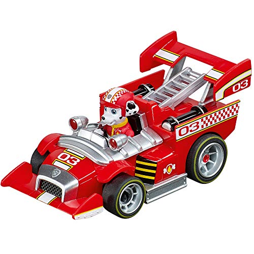 Carrera 64176 PAW Patrol Ready Race Rescue Marshall 1:43 Scale Analog Slot Car Racing Vehicle for Carrera GO!!! Slot Car Race Tracks