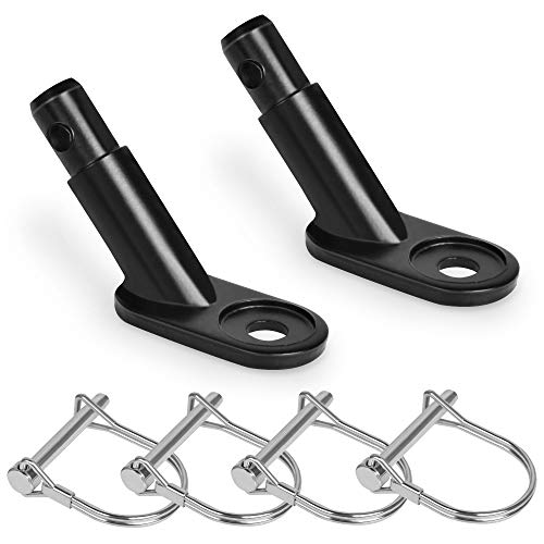 Supkiir Bicycle Trailer Coupler, 2 Pack Portable Bike Trailer Hitch Connector Attachment for Children's Trailers and Most Bicycles