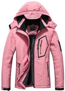 suokeni women's waterproof ski jacket warm winter snow coat hooded raincoat