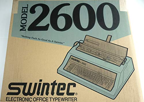 Swintec 2600i Electronic Typewriter With Automatic Features (Renewed)