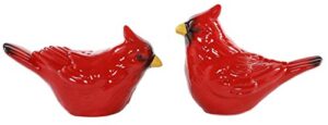 classic cardinals salt & pepper shakers