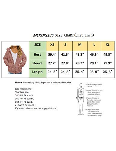 MEROKEETY Womens Winter Long Sleeve Button Sherpa Jacket Coat Casual Warm Fleece