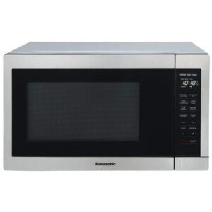 panasonic nn-sb658s 1.3 cu ft 1100w cooking power smart touch controls turbo defrost countertop microwave oven (renewed)