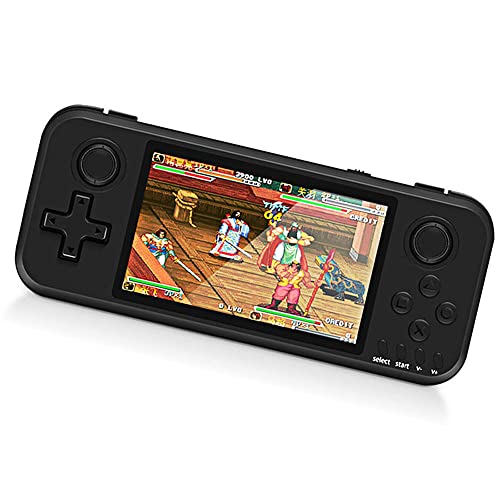 NZYMD Handheld Game Console Portable Video Game Console 4 Inch 10000 Classic Retro Game Console Support Emulator MAME/FC/GB/GBA/GBC/MD/SFC/PS1/N64/PSP/3DS/ATAR 12600/ATARI 7800,Black