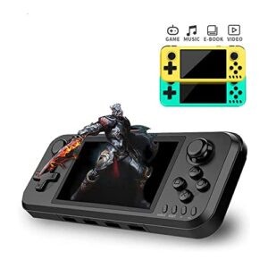 NZYMD Handheld Game Console Portable Video Game Console 4 Inch 10000 Classic Retro Game Console Support Emulator MAME/FC/GB/GBA/GBC/MD/SFC/PS1/N64/PSP/3DS/ATAR 12600/ATARI 7800,Black