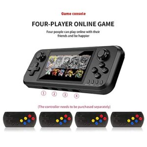 NZYMD Handheld Game Console Portable Video Game Console 4 Inch 10000 Classic Retro Game Console Support Emulator MAME/FC/GB/GBA/GBC/MD/SFC/PS1/N64/PSP/3DS/ATAR 12600/ATARI 7800,Black