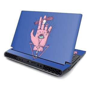 mighty skins mightyskins skin for alienware area-51m r2 (2020) - abstract black | protective, durable, and unique vinyl decal wrap cover | easy to apply, remove, and change styles | made in the usa