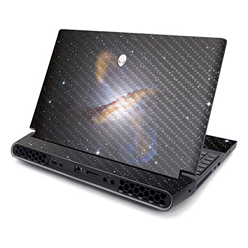 MightySkins Skin for Alienware AREA-51M R2 (2020) - Abstract Black | Protective, Durable, and Unique Vinyl Decal wrap Cover | Easy to Apply, Remove, and Change Styles | Made in The USA