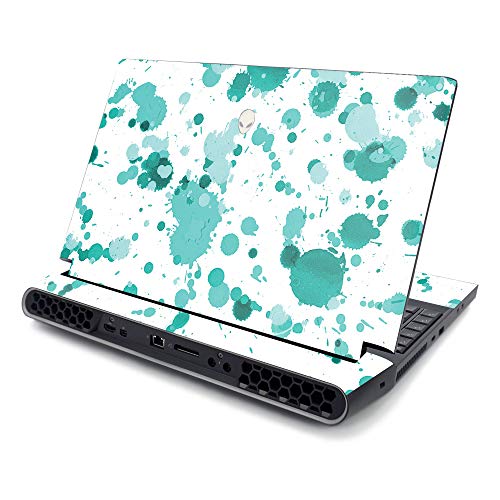 MightySkins Skin for Alienware AREA-51M R2 (2020) - Abstract Black | Protective, Durable, and Unique Vinyl Decal wrap Cover | Easy to Apply, Remove, and Change Styles | Made in The USA