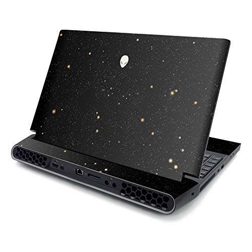 MightySkins Skin for Alienware AREA-51M R2 (2020) - Abstract Black | Protective, Durable, and Unique Vinyl Decal wrap Cover | Easy to Apply, Remove, and Change Styles | Made in The USA