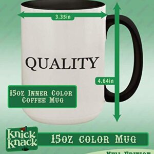 Knick Knack Gifts Of Course I'm Right! I'm A Ramsha! - 15oz Ceramic Colored Handle and Inside Coffee Mug Cup, Black