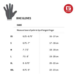 G-Form Sorata Trail Gloves, Grey/Acid Green, Adult XXL