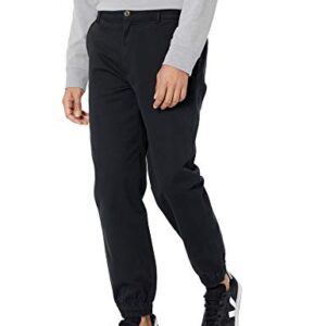 Amazon Essentials Men's Straight-Fit Jogger Pant, Black, X-Large