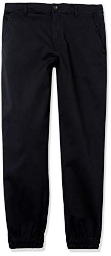 Amazon Essentials Men's Straight-Fit Jogger Pant, Black, X-Large