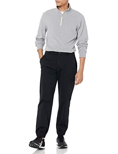 Amazon Essentials Men's Straight-Fit Jogger Pant, Black, X-Large