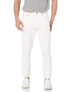 amazon essentials men's slim-fit stretch jean, bright white, 31w x 34l