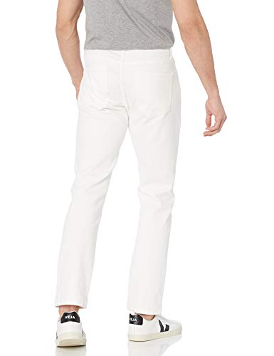 Amazon Essentials Men's Slim-Fit Stretch Jean, Bright White, 31W x 34L