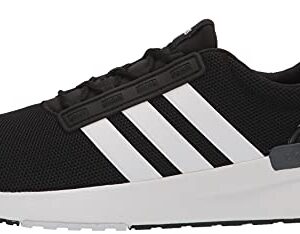 adidas Men's Racer TR21 Trail Running Shoe, Black/White/Core Black, 9.5