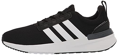 adidas Men's Racer TR21 Trail Running Shoe, Black/White/Core Black, 9.5