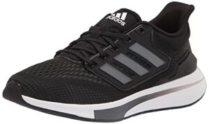 adidas men's eq21 running shoe black/iron metallic/carbon 10
