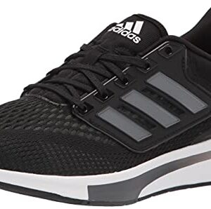 adidas Men's EQ21 Running Shoe Black/Iron Metallic/Carbon 10