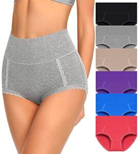 misswho womens underwear cotton high waisted panties soft tummy control calzones de mujer briefs for ladies my orders placed by me your recent delivered (multipack,large)