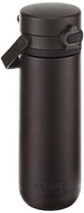 alta series by thermos stainless steel direct drink bottle, 16 ounce, espresso black